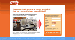 Desktop Screenshot of ingyen.varrotanfolyam.hu